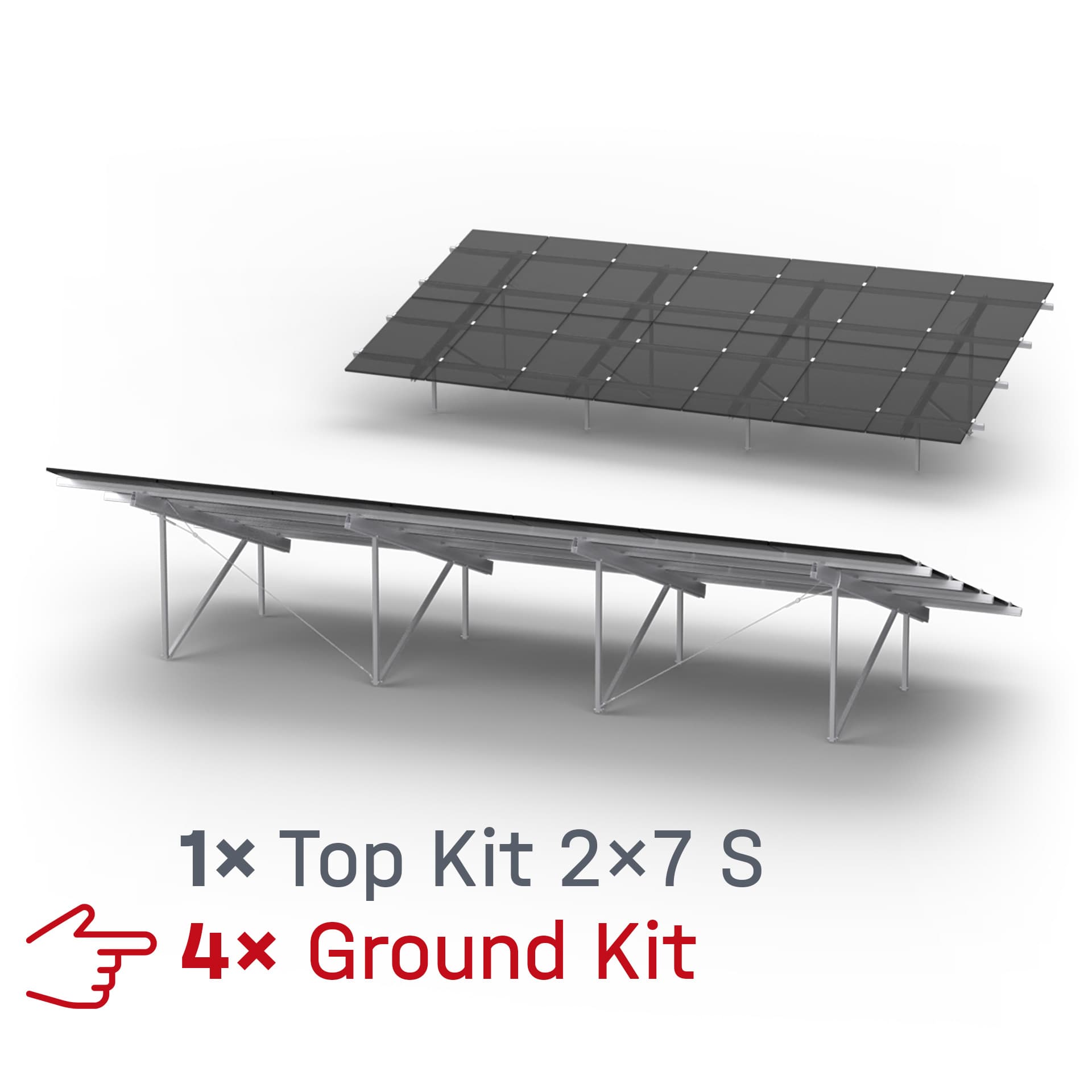 N-Rack Top Kit 2x7 S
