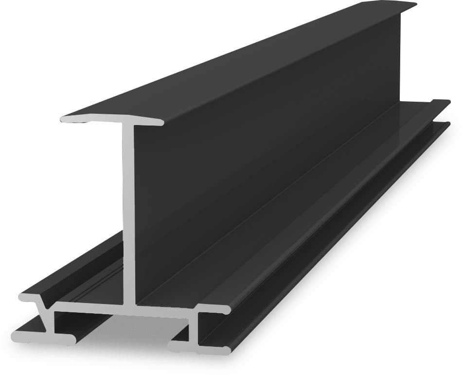 InsertionRail, anodizzato nero